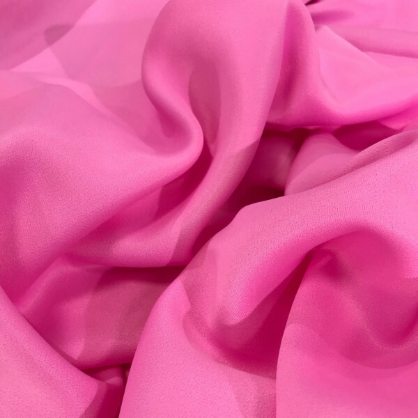 Crepe Patou de Acetato Barbie Core